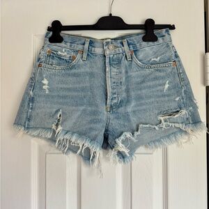 AGOLDE Parker Denim Shorts